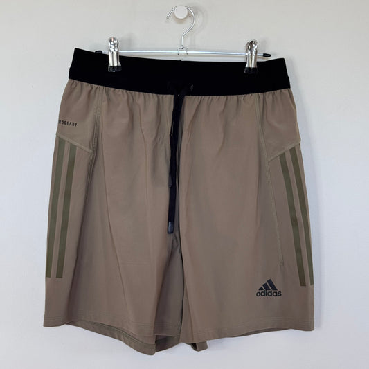 Adidas AEROREADY Primegreen Training Shorts Khaki Size S